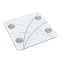 Balanza smart Senssun 4 electrodos, 15 funcionalidades, blanco