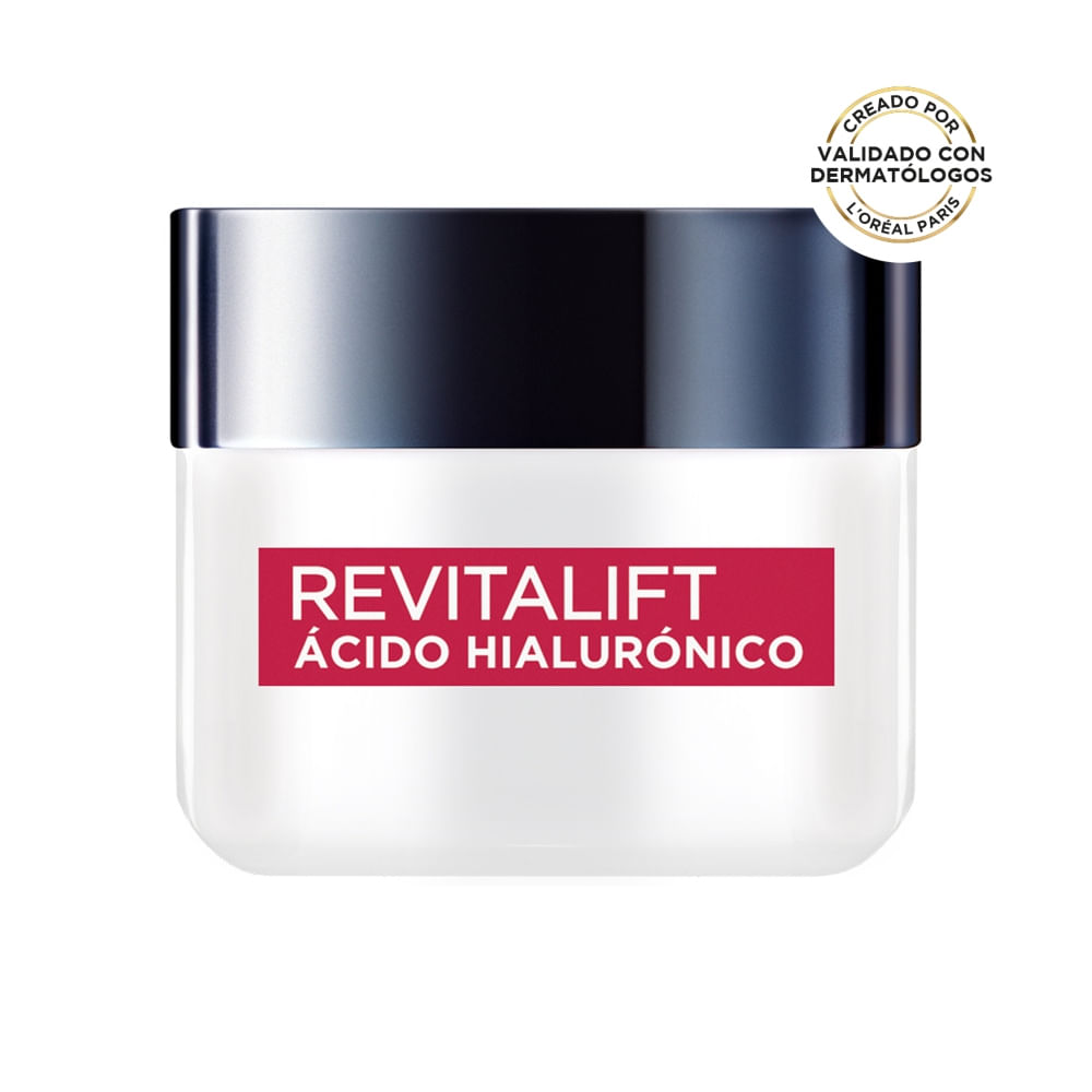 Crema de Día Revitalift L'Oréal Paris Skin Care Ácido Hialurónico - Pote 50 ML