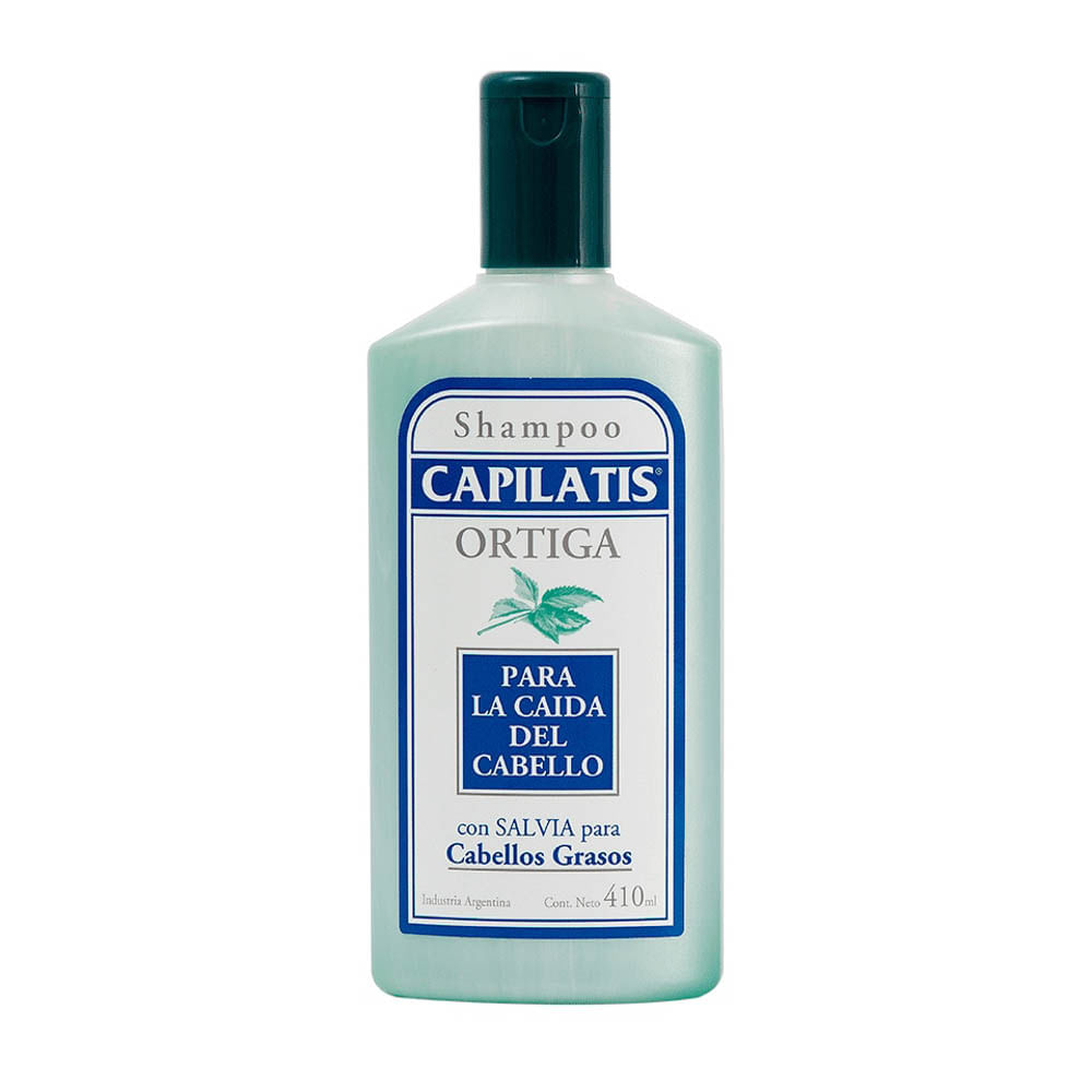 Shampoo Anti-Caída Capilatis Ortiga para Cabello Graso - Frasco 410 ML