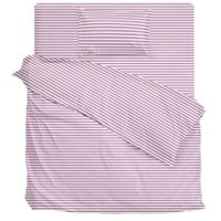 Sábana DECO HOME Micro 1.5 Plazas Raya Rosa