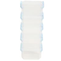 Set de Cajas Organizadoras VIVA HOME Transparente 5un