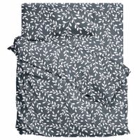 Sábana DECO HOME Mic 1.5 Plazas Flor Bl/Gri