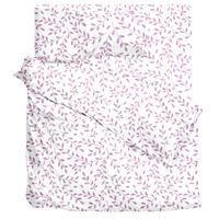 Sábana DECO HOME Micro 1.5 Plazas Flores Rosa