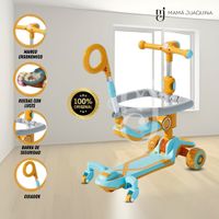 Scooter Guiador Didáctico «GLOWER» Con Luces Amarillo
