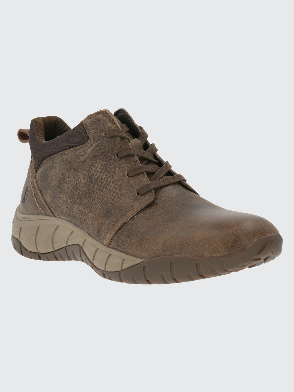 Botín Para Hombre Cuero Bodo Marrón Oscuro Hush Puppies