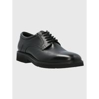 Zapato Para Hombre Cuero Aurelio Negro Hush Puppies