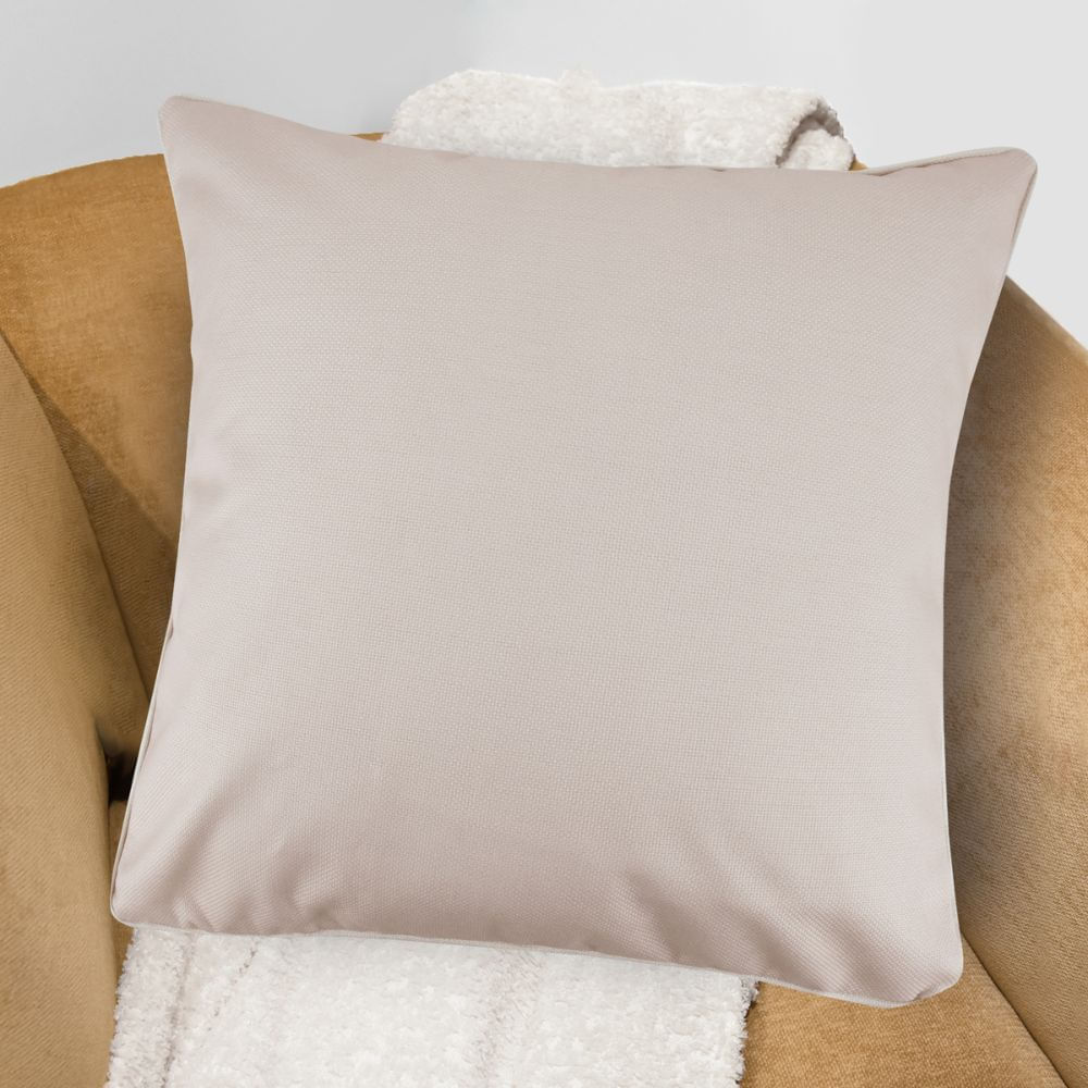 Cojín de color entero Miel Beige 45x45cm Orange