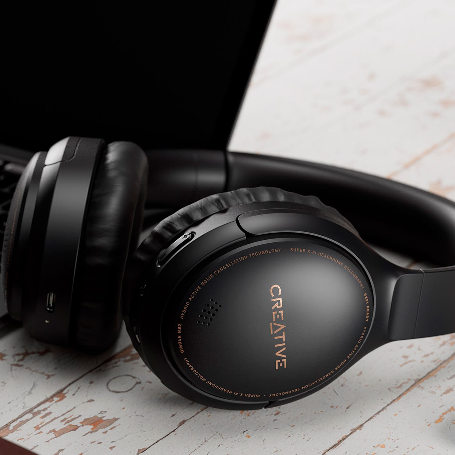 Audifono con microfon creative ZEN HYBRID gen 2 BT multipoint 40mm 70h super X-FI ready