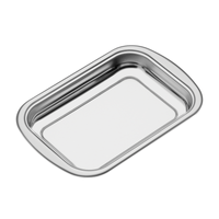 Fuente para hornear Cosmos rectangular de acero inoxidable de 43 cm Tramontina 4 L - 6-61310431  - M