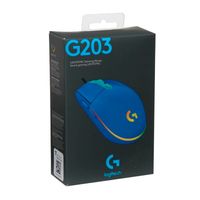 Mouse Gamer Logitech G203 RGB Lightsync 6 Botones - Azul