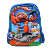 Mochila Azul HOT WHEELS