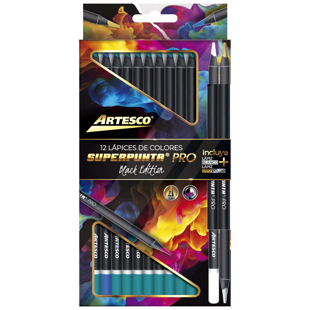Colores Superpunta Pro x12 Unidades -3C4Mm ARTESCO
