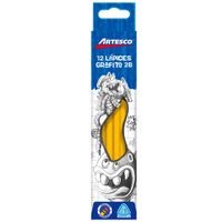 Lápiz Amarillo 2B C-Bor ARTESCO x12 Unidades  Und