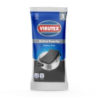 Esponja Extra Fuerte VIRUTEX bolsa x3un