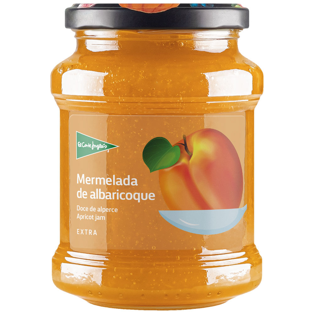 Mermelada EL CORTE DE INGLÉS Extra de Albaricoque Frasco 410g