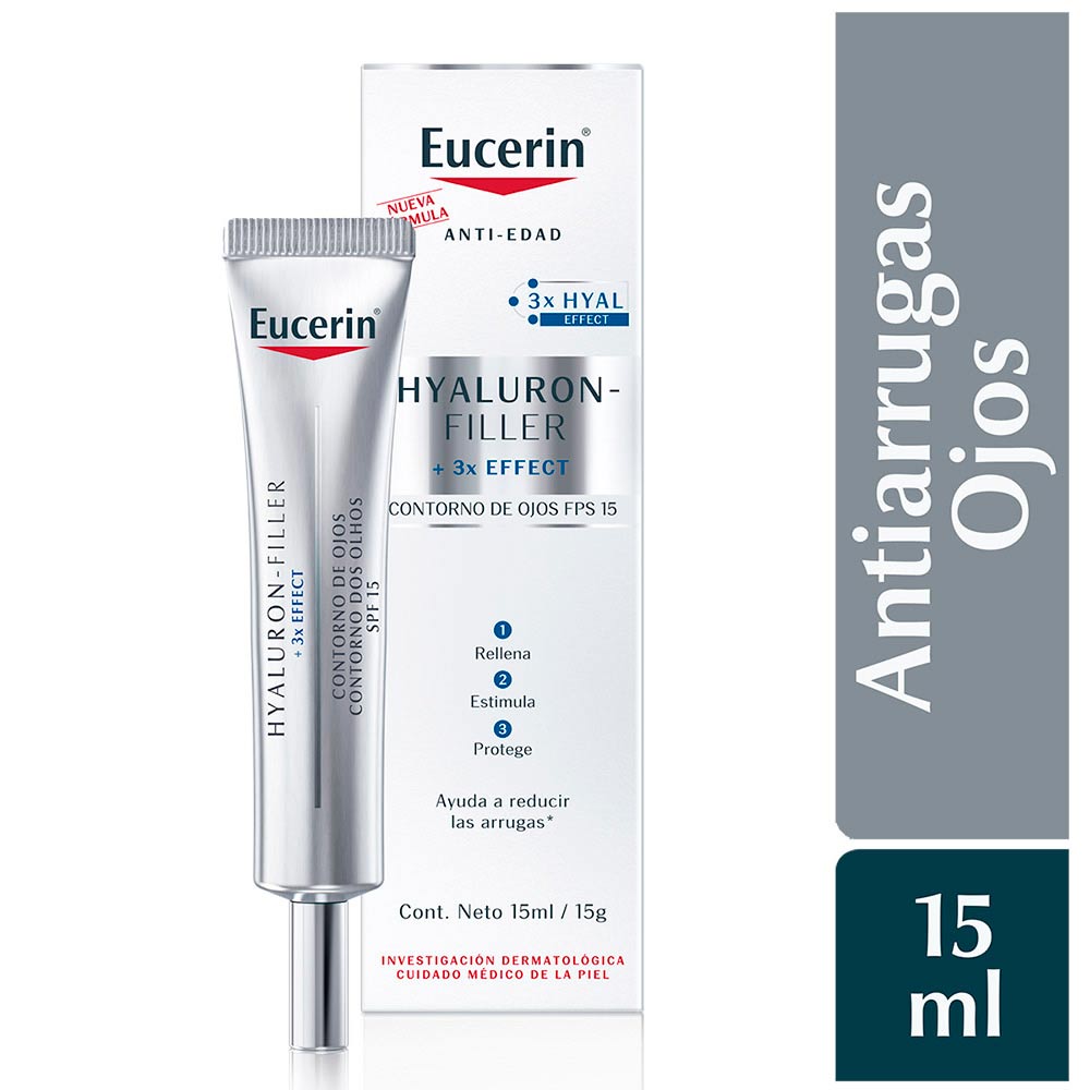 Contorno de Ojos Antiarrugas Eucerin Hyaluron-Filler - Tubo 15 ML