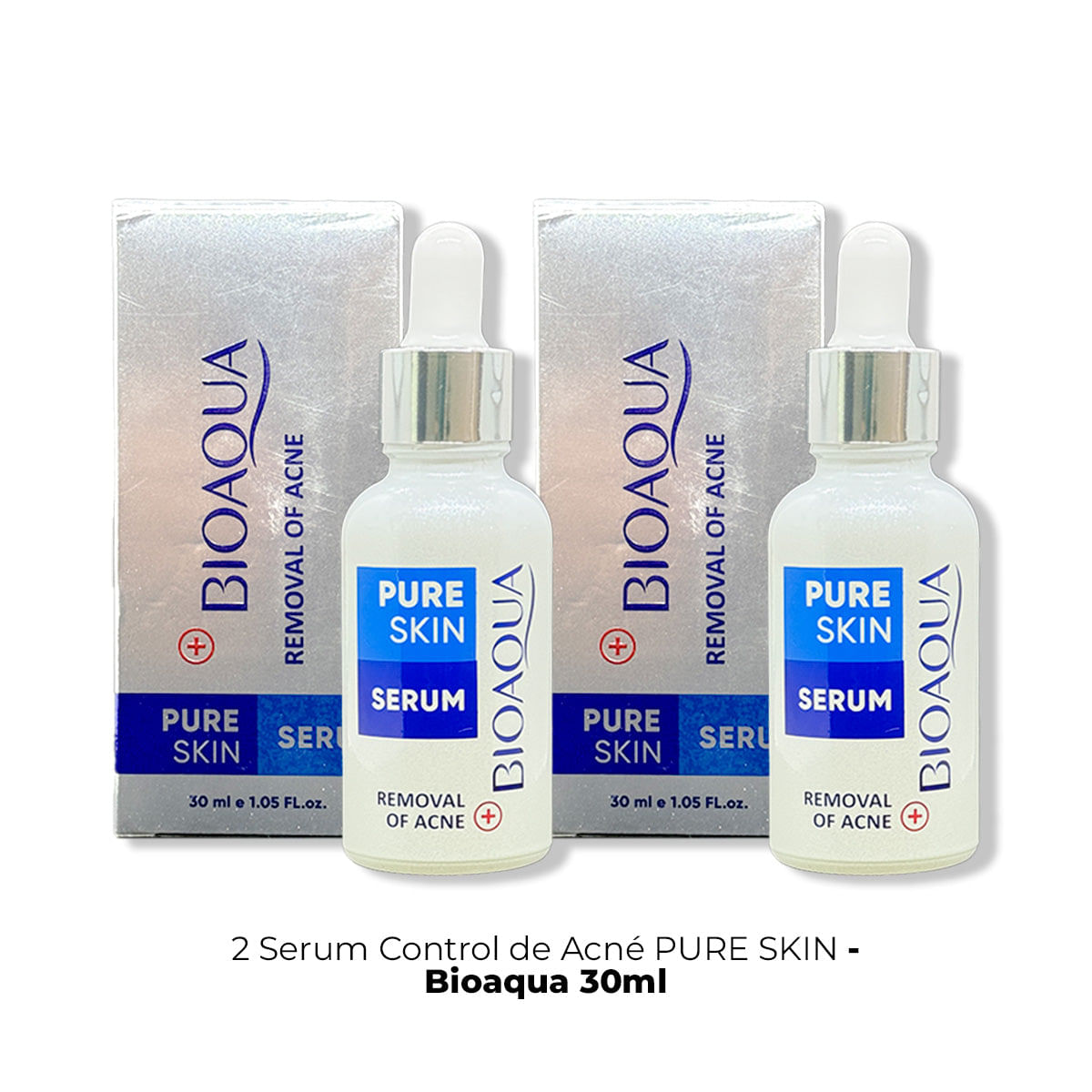 Serum Control de Acné PURE SKINBioaqua 30ml 2 UNID