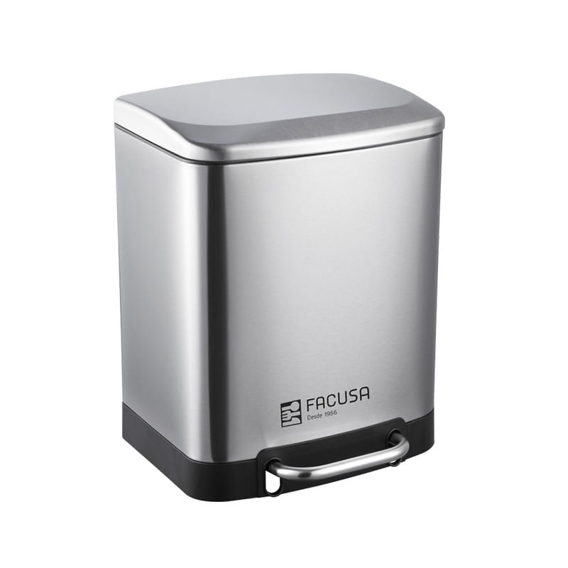 PAPELERA 20LT INOX C/PEDAL - 984072001 - MEGA IMPORT
