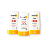 Crema Fotoprotectora Visage 100 SPFDermosol 150g 3 UNID