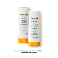 Crema Fotoprotectora Pediatrico 100 SPFDermosol 150g 2 UNID