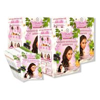 3 Cajas Shampoo Light Brown (Marrón Claro) Dexe 25ml x10 Sachets
