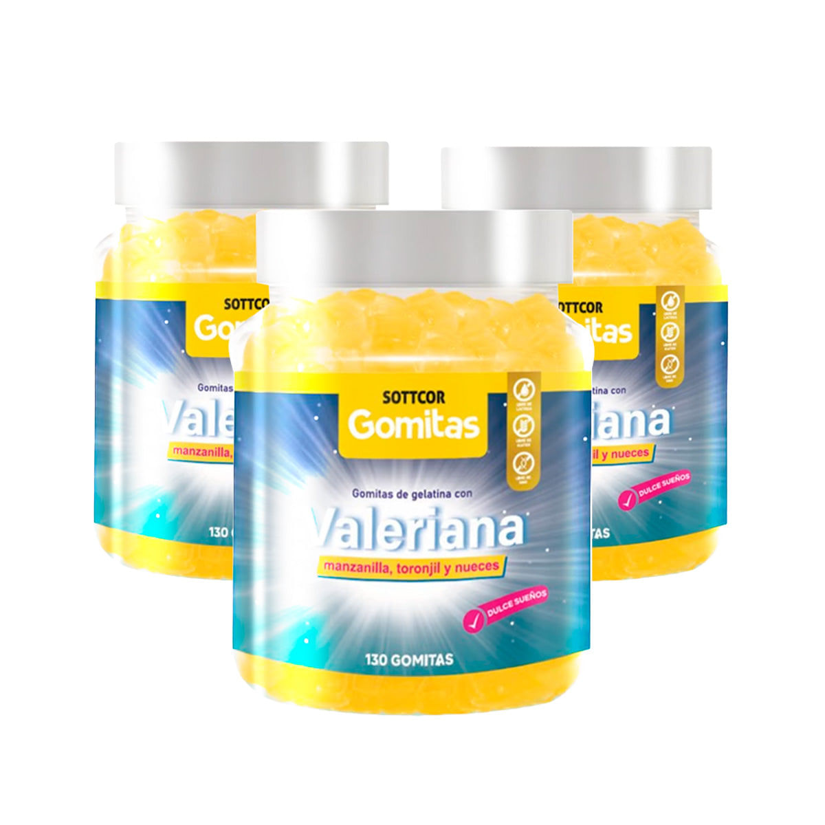 Gomitas De Valeriana Sottcor 3 Pack