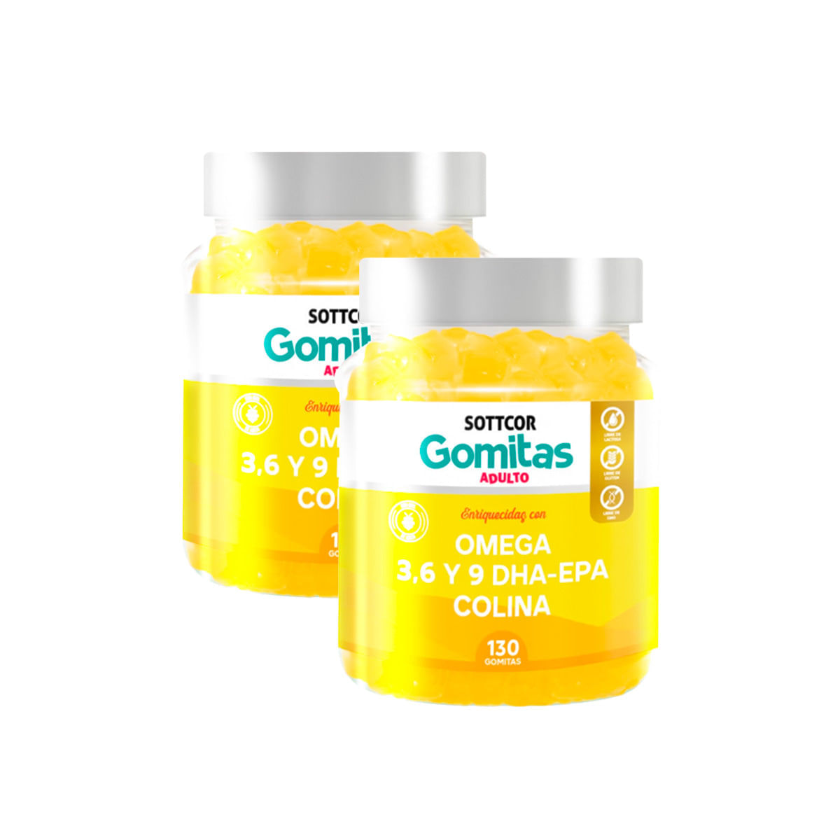 Gomitas De Omega 3 Sottcor 2 Pack