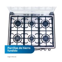 Cocina a Gas INDURAMA 6 Quemadores PARMA ZAF
