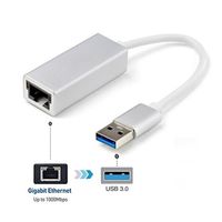 Adaptador de Red Tipo Usb 3.0 a Rj45 Gigabit Windows Mac - ALUMINIO