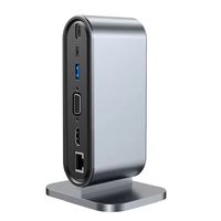 Hub Estacion 12 en 1 Tipo C a 4K HDMI Vga Multiport PD 100W