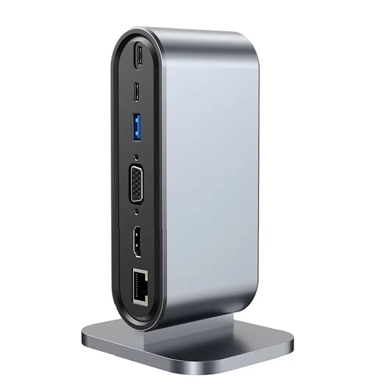 Hub Estacion 12 en 1 Tipo C a 4K HDMI Vga Multiport PD 100W