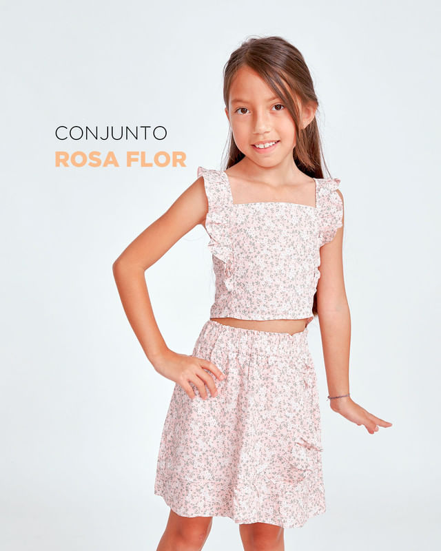 Conjunto para Niña Shelby's Kids Rosa Flor