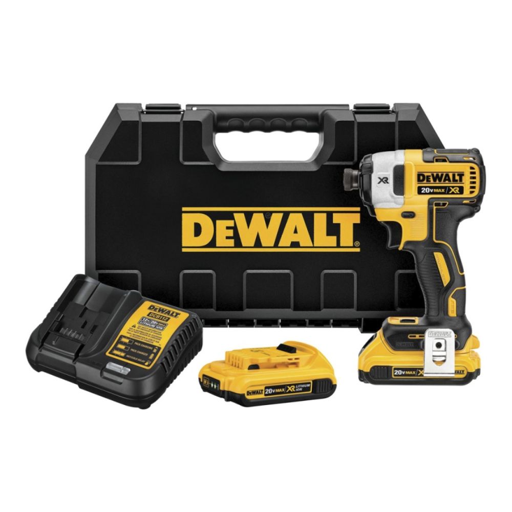 Atornillador de Impacto 1/4"" 20V Brushless 2 Bat y Carg Dewalt DCF887D2-B2