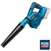 Soplador de Aire Inalámbrico Bosch 18V GBL 18V-120 + 4 Accesorios sin Batería ni Cargador