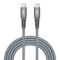 CABLE TIPO C A TIPO C 2 MT NYLON TRENZADO 60W