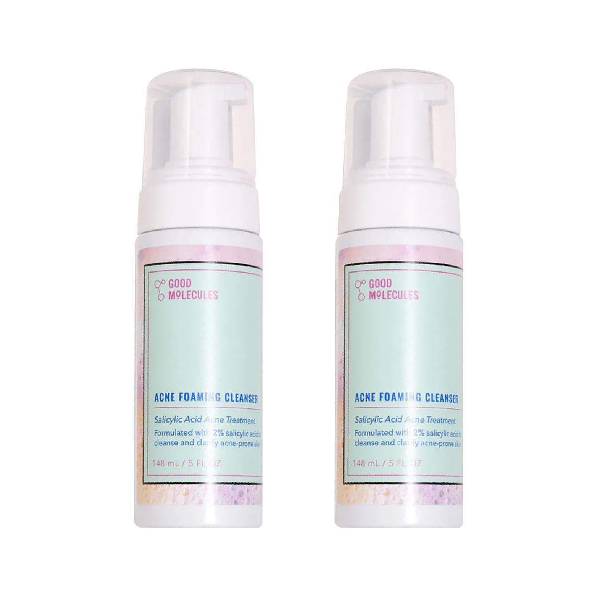 Limpiador espumante para el acné Good Molecules 148ml 2 Unidades