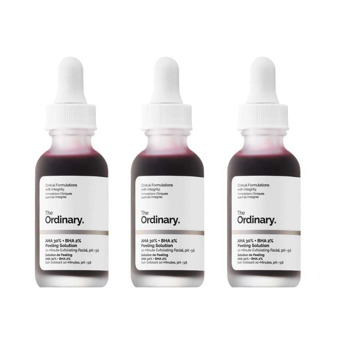 Serum AHA 30% + BHA 2% Peeling Solution The Ordinary 30ml 3 Unidades