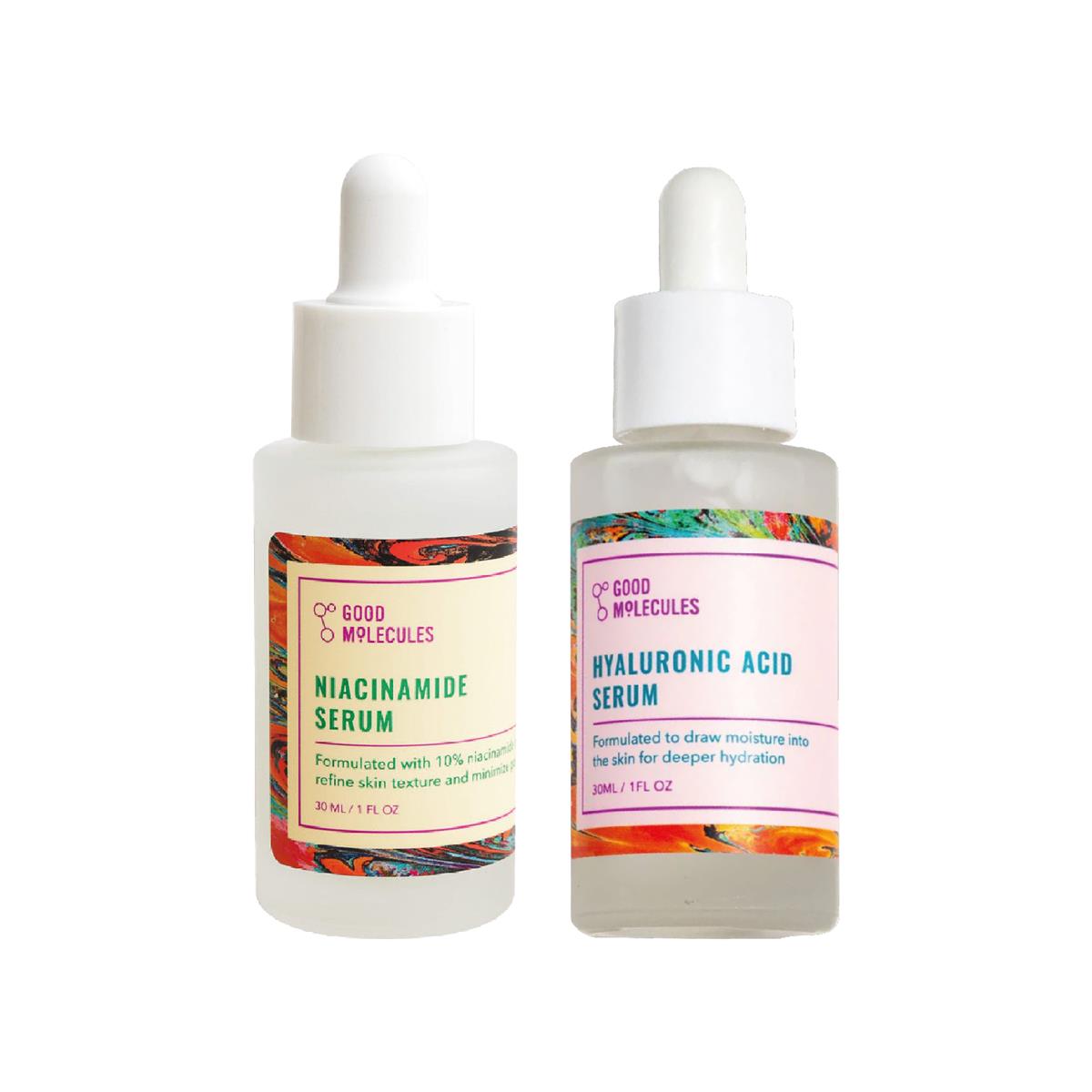 Niacinamide 30ml + Ácido Hyaluronic 30ml Good Molecules