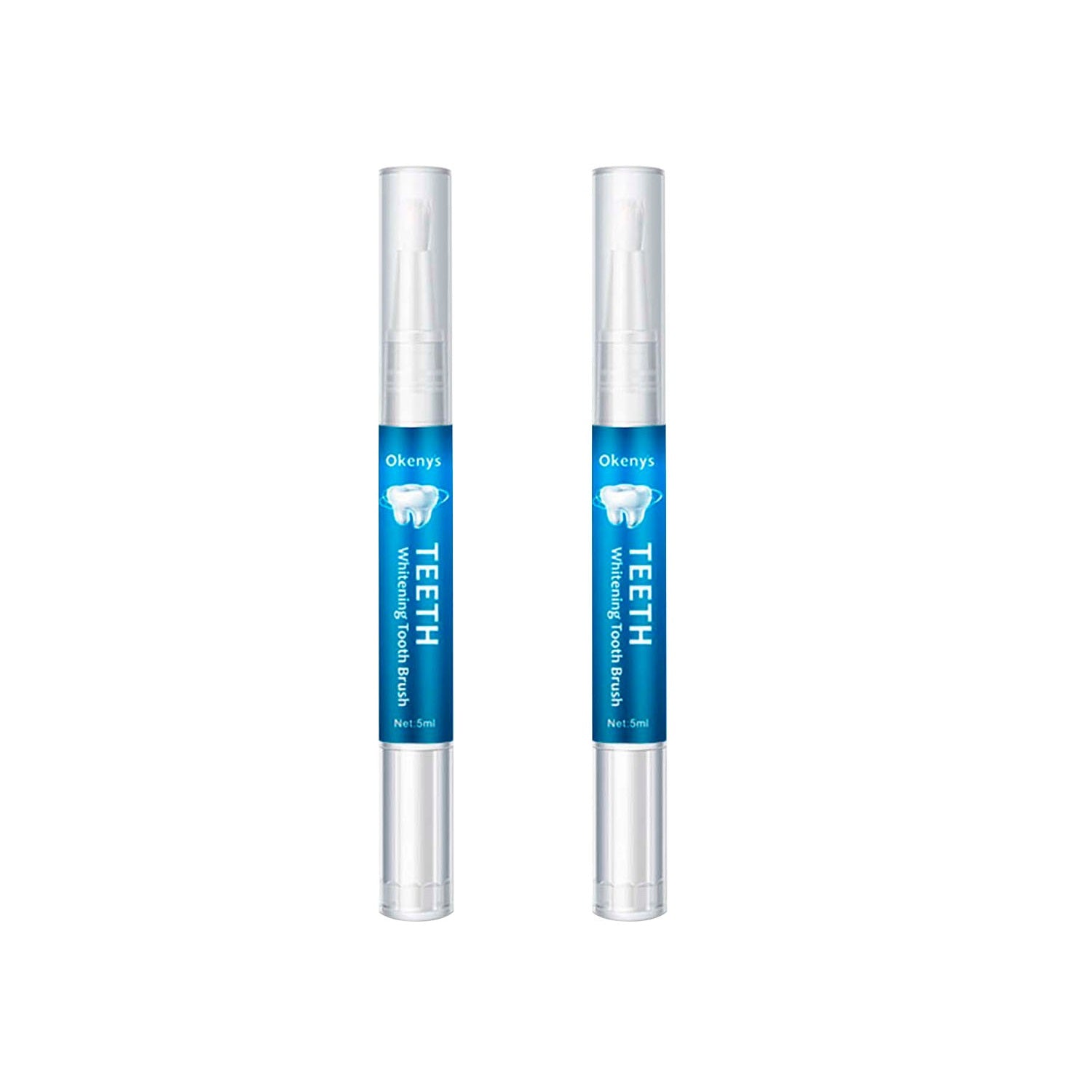 Pluma blanqueadora de dientes Okeny's 5ml 2 Unidades