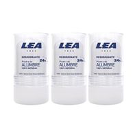Desodorante Piedra de Alumbre 100% Natural Lea 120Gr 3 Unidades