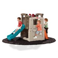 Juego de Exterior STEP 2 Muro Escalador y Resbaladera Multicolor