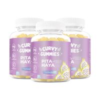 Suplemento Pitahaya en Gomitas Curvy Gummies 240 Gomitas 3 Unidades