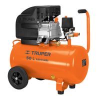 Compresora horizontal 50 Litros Truper