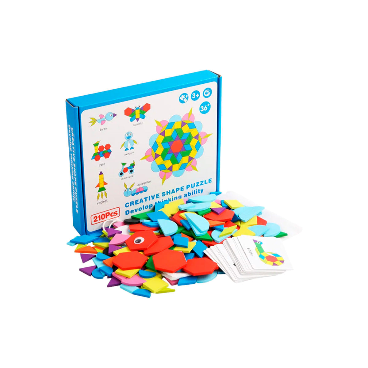 TANGRAM DE 60 PCS JUGUETE