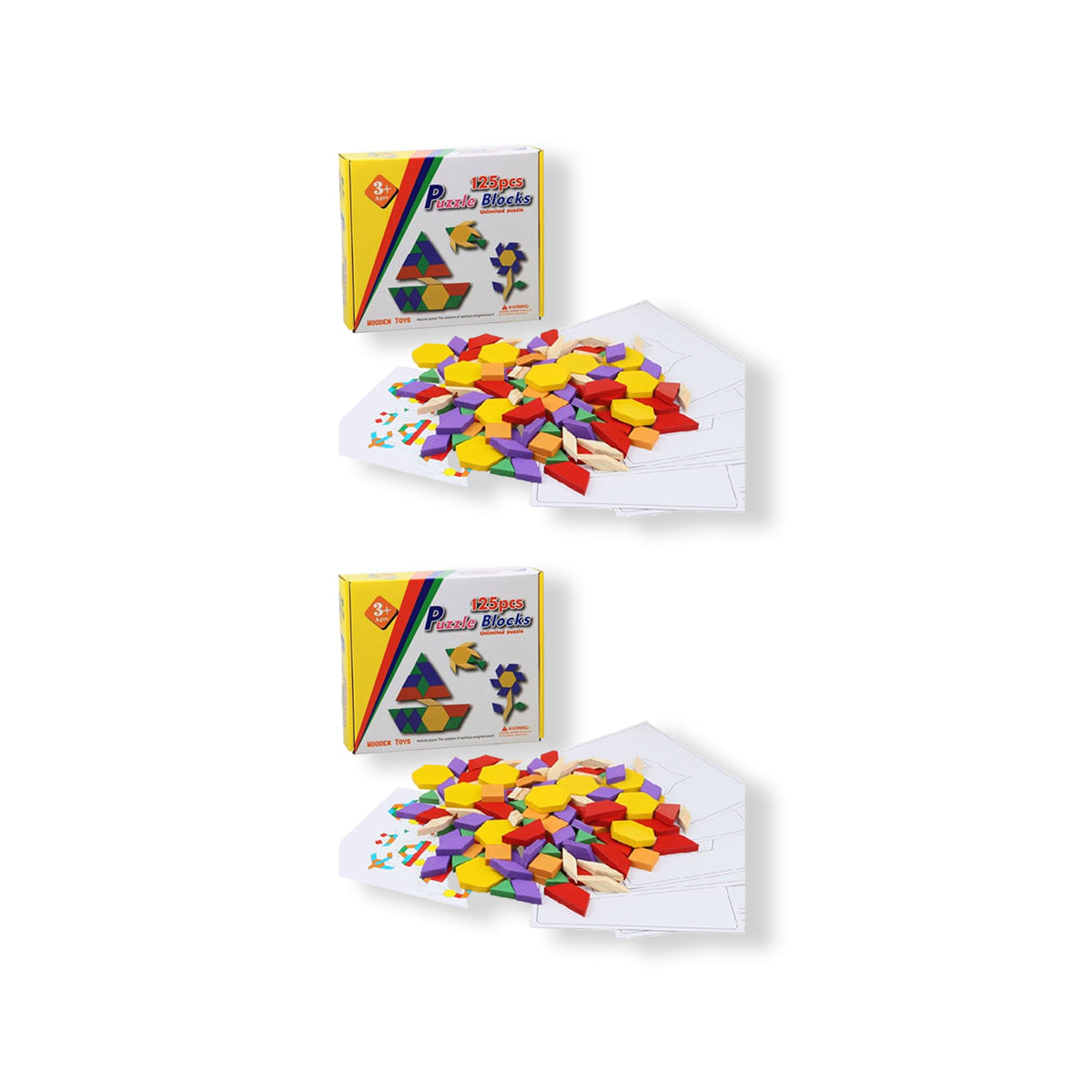 2 UNID TANGRAM CAJA AMARILLA