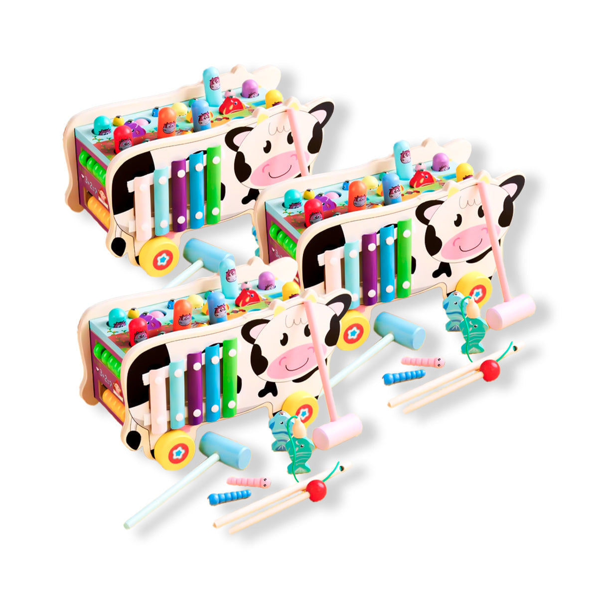 3 UNID VACA MULTIFUNCIONAL 8 EN 1