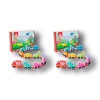 2 UNID TREN DINOSAURIO