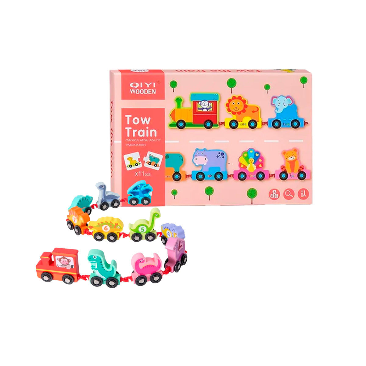 TREN ANIMALES X11 PCS