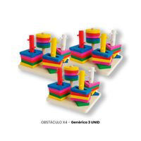 2 UNID OBSTACULO X4 JUGUETE