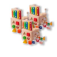 3 UNID CUBO CON XILOFONO Y VOCALES